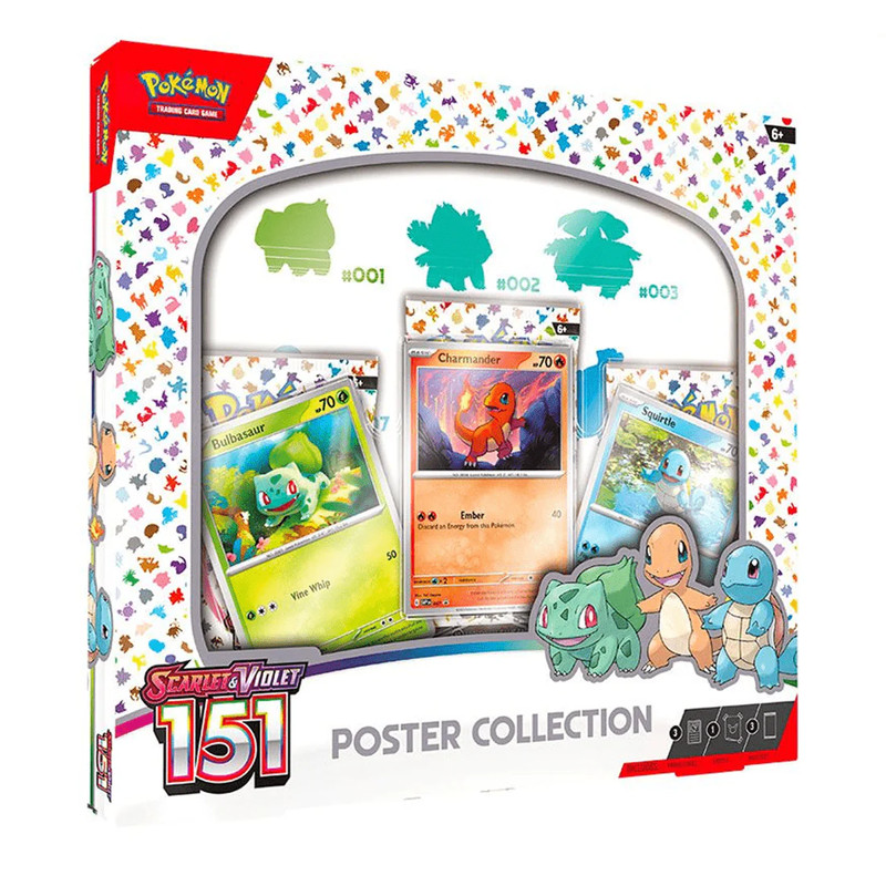 Pokemon TCG: Scarlet & Violet - 151 - (SV3.5) Poster Box - بطاقة بوكيمون